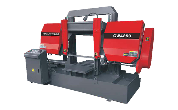 谷城GW4250双柱龙门卧式带锯床