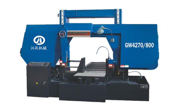 谷城GW4270/800双柱龙门卧式带锯床