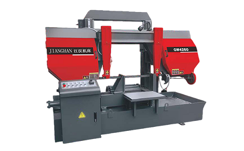 谷城龙门带锯床运行中途停止切割产生的原因是什么？